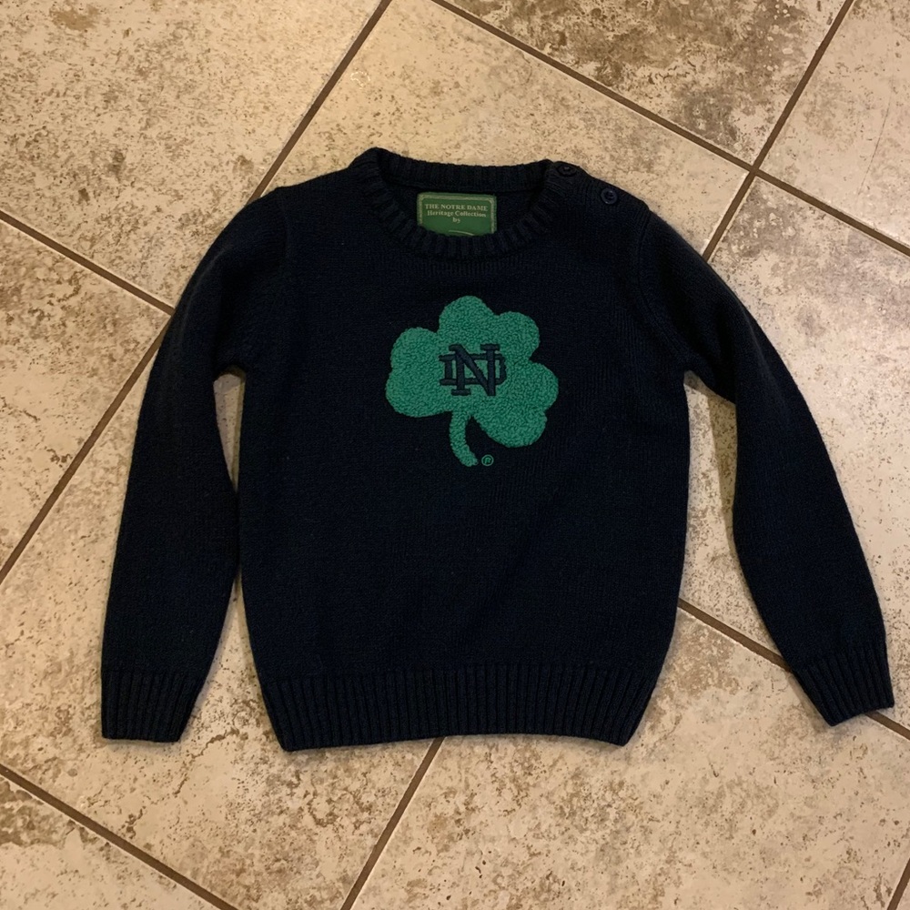NOTRE DAME TODDER SWEATER